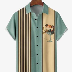 Striped Resort Camp Shirt