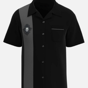 Gothic Skull Camp Shirt