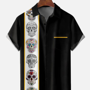Retro Bowling Lane Camp Shirt