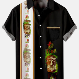 Retro Bowling Lane Camp Shirt